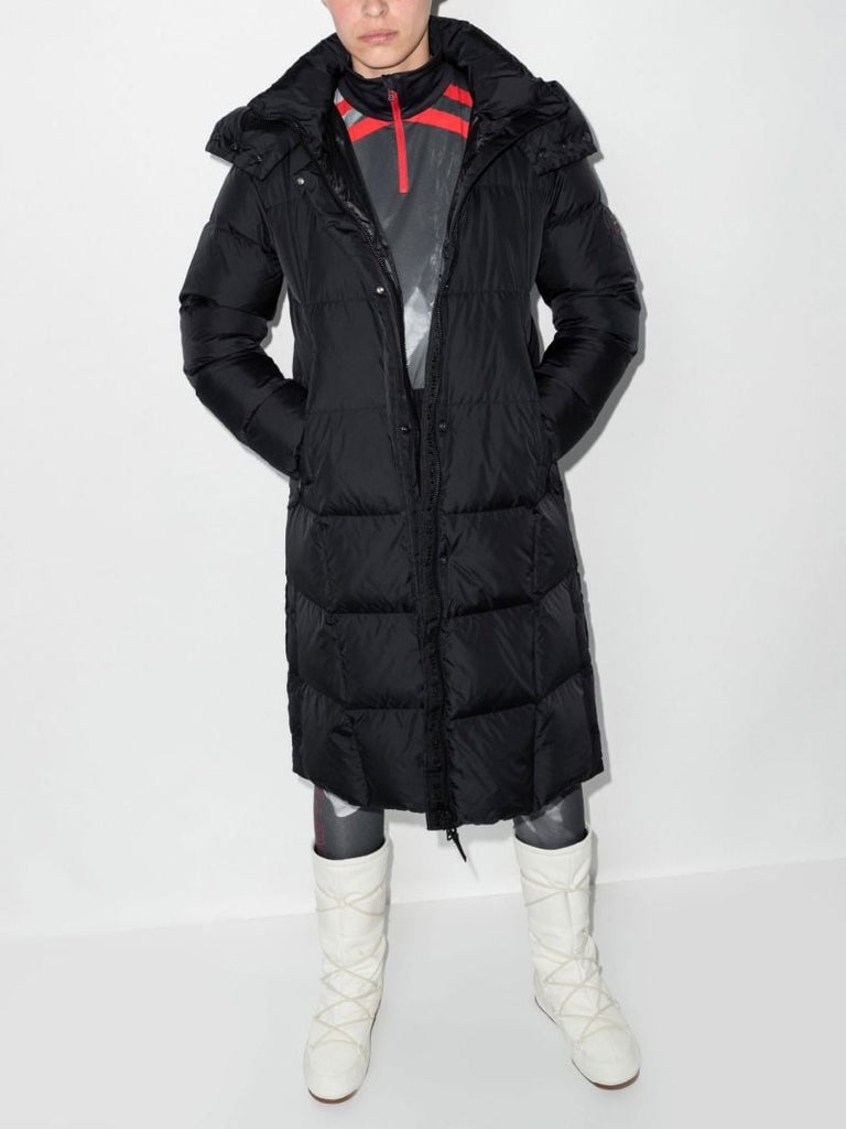 Black Barna Quilted Ski Coat