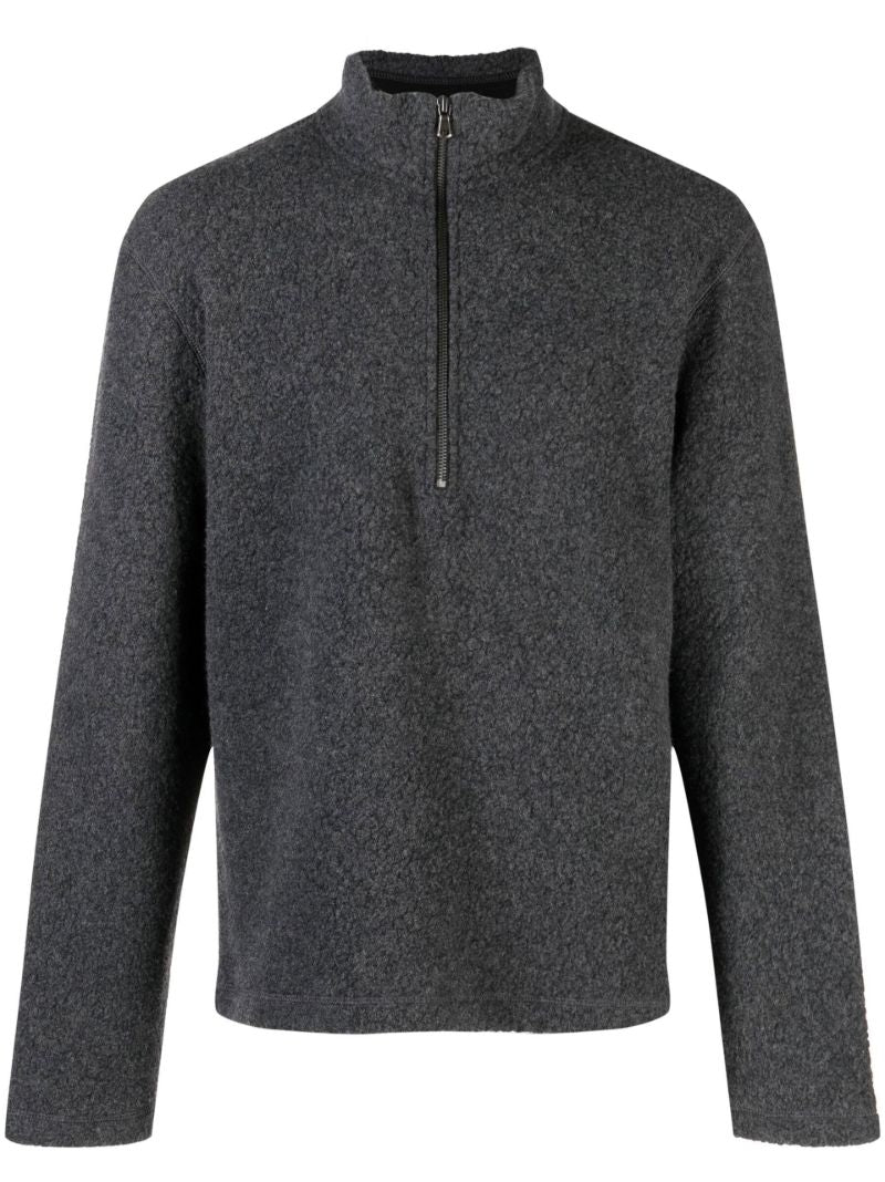 Grey Half-zip Sweatshirt
