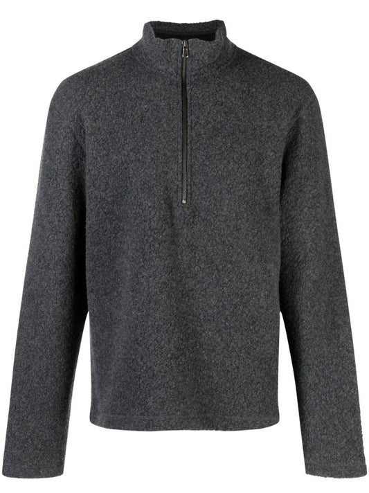 Grey Half-zip Sweatshirt