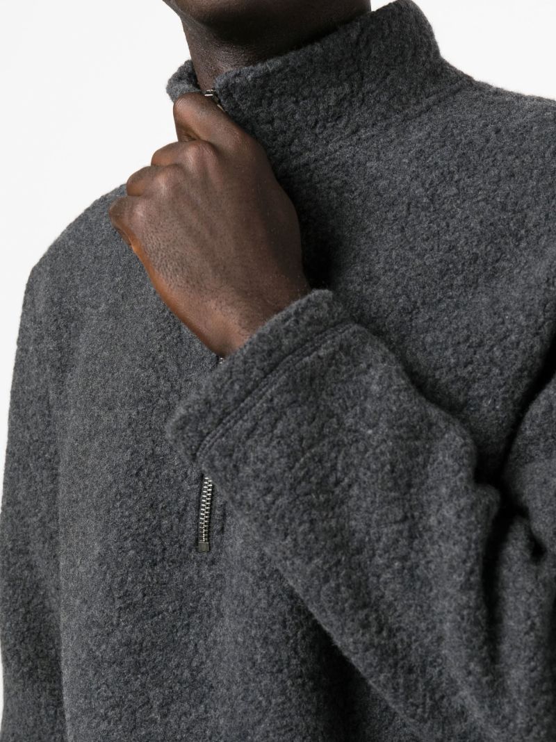 Grey Half-zip Sweatshirt