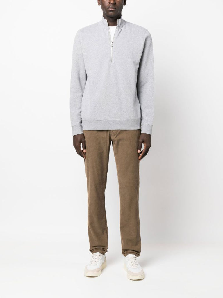 Grey Half-zip Sweatshirt