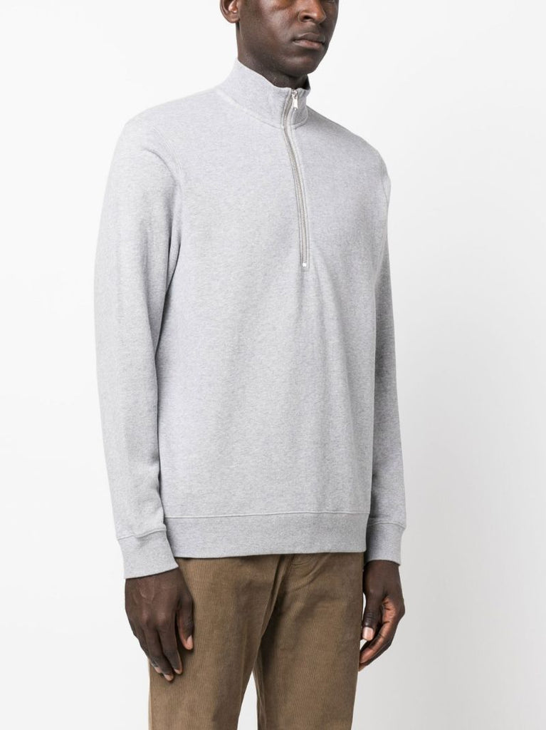 Grey Half-zip Sweatshirt