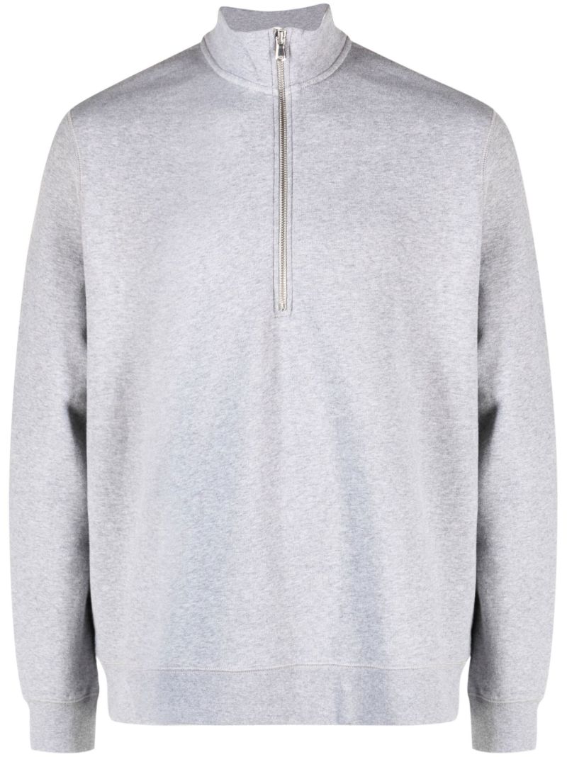 Grey Half-zip Sweatshirt