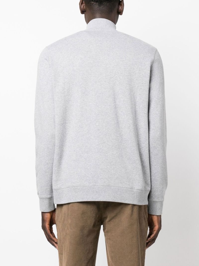 Grey Half-zip Sweatshirt