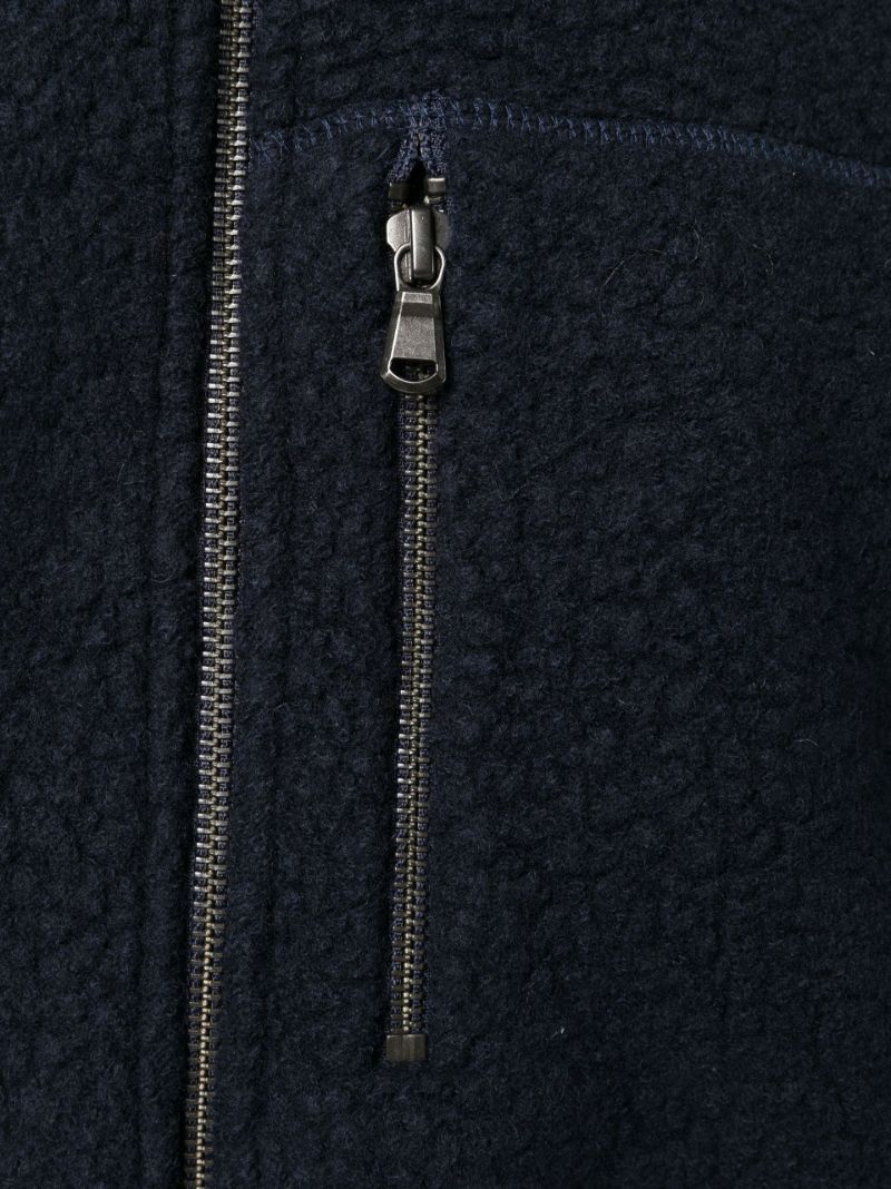 Blue Zip-up Fleece Jacket