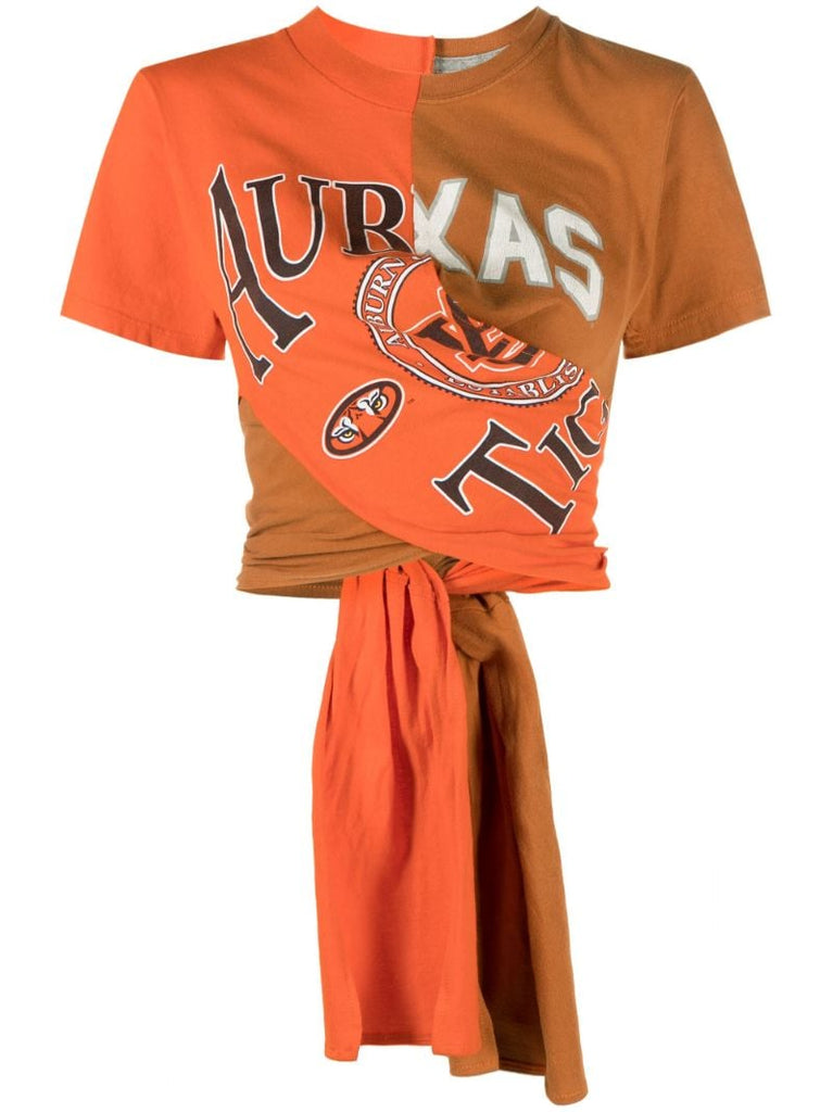 Orange Kylie Wrap T-shirt