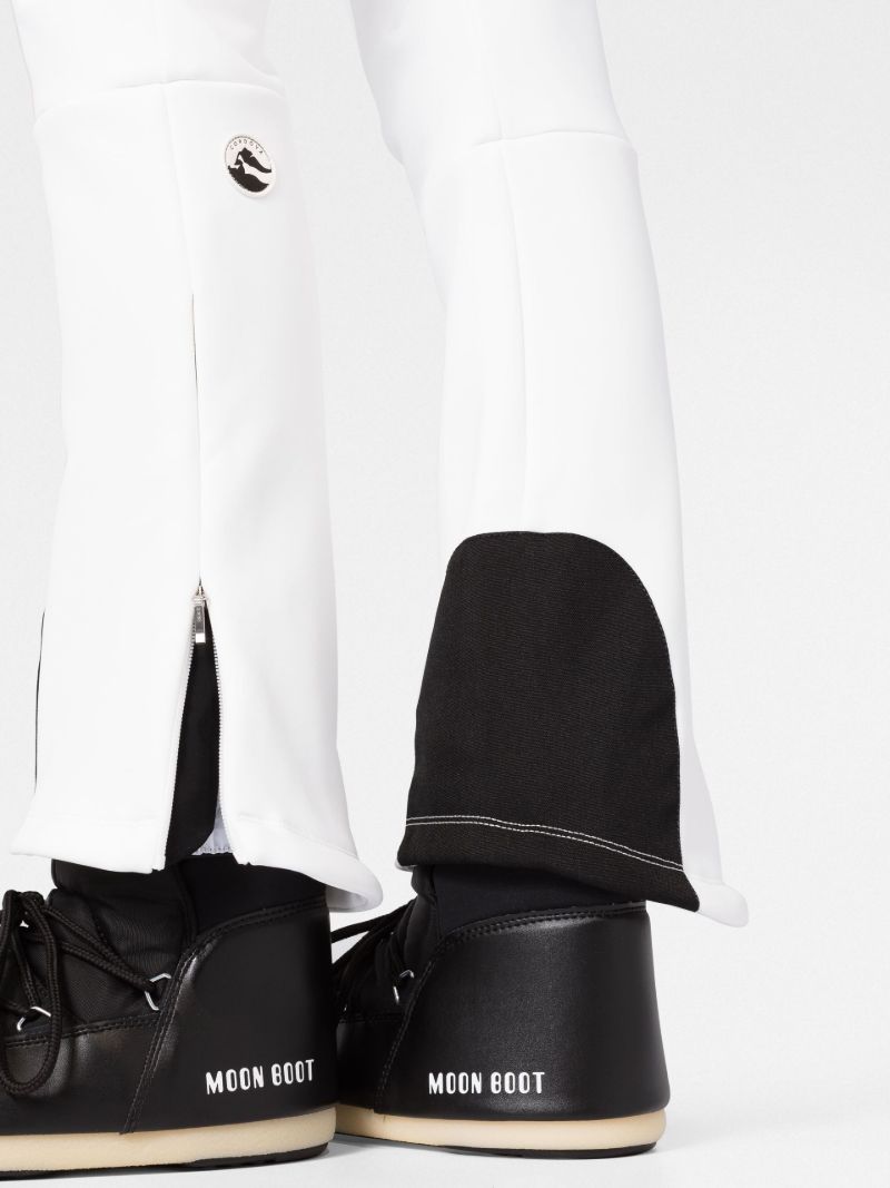 White Saint Moritz Straight-leg Ski Trousers