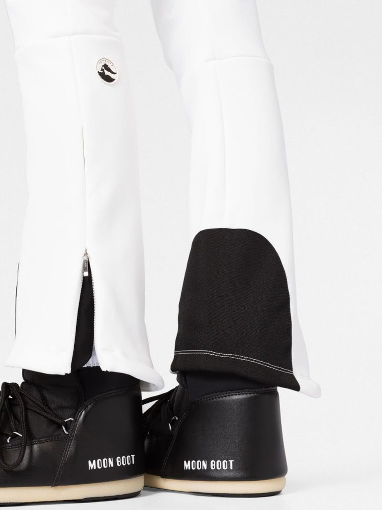 White Saint Moritz Straight-leg Ski Trousers