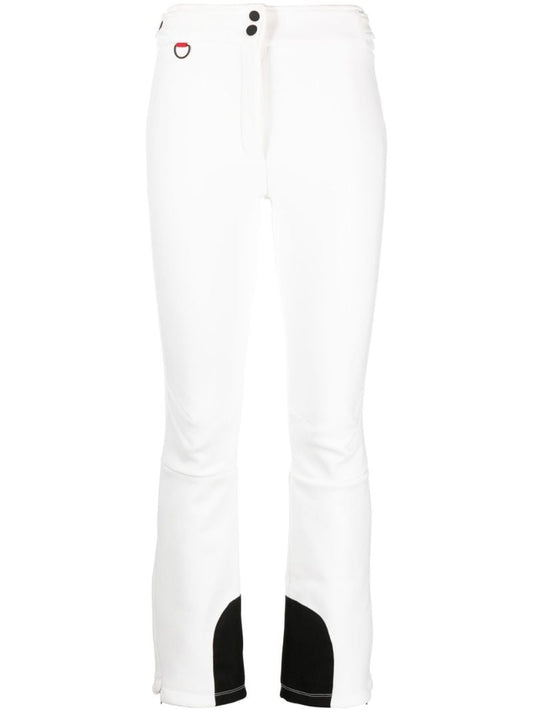 White Saint Moritz Straight-leg Ski Trousers