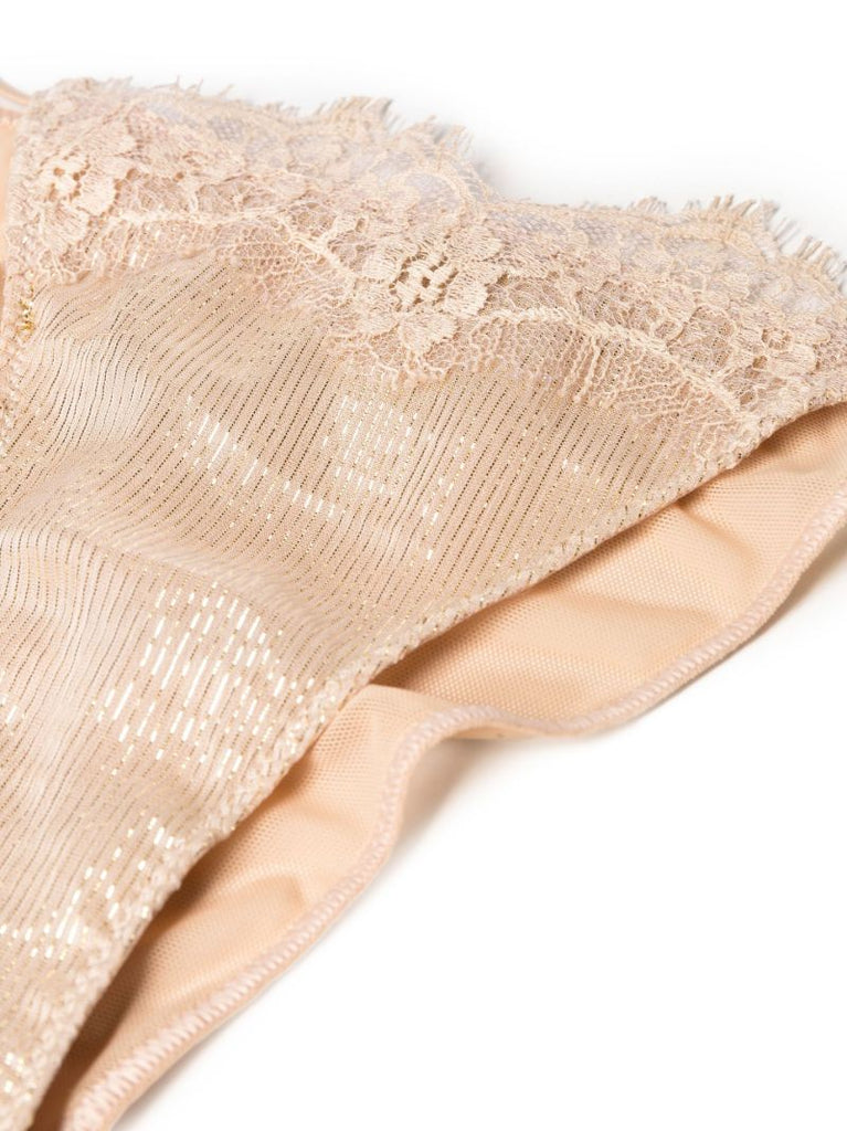 Neutral TravaillÃ_x0083_Â¨ Slip Lace Thong