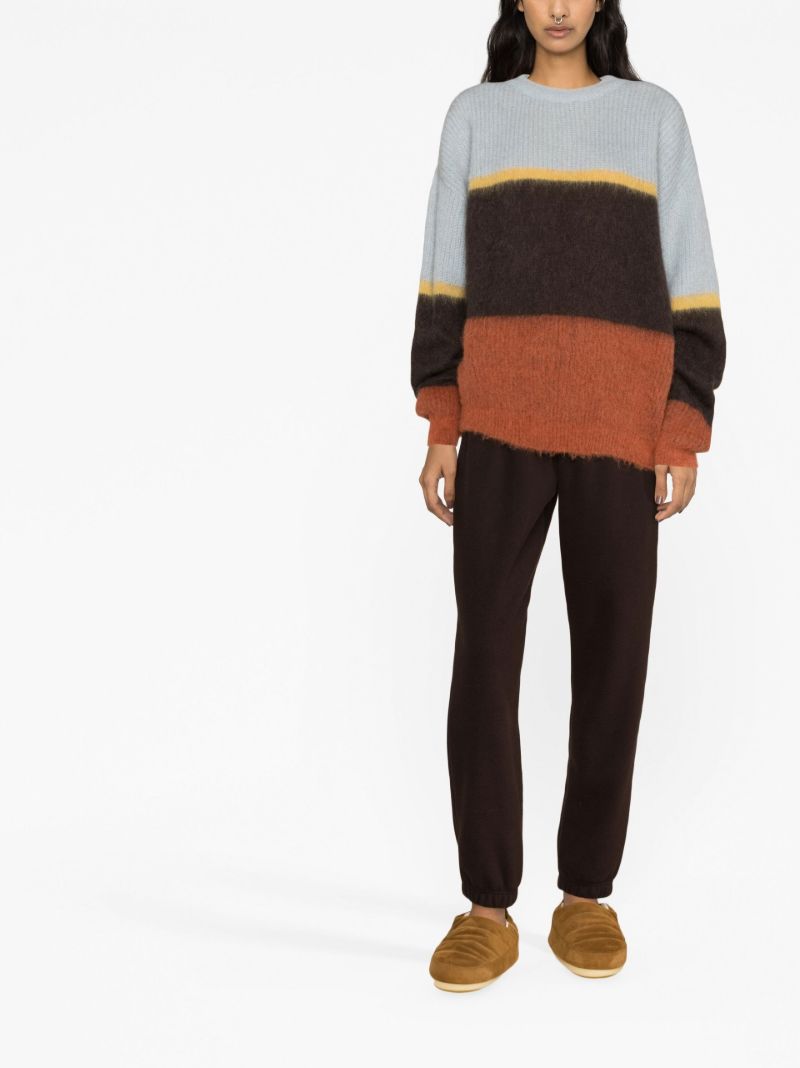 Blue Arosa Colourblock Knitted Jumper