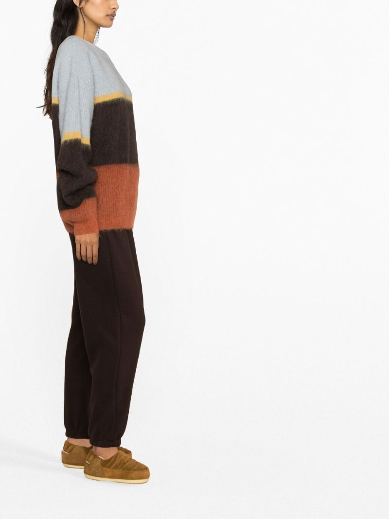 Blue Arosa Colourblock Knitted Jumper