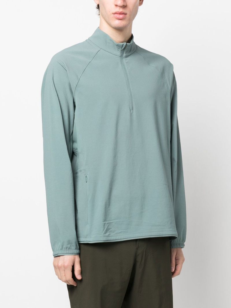 Green Half-zip Golf Jacket