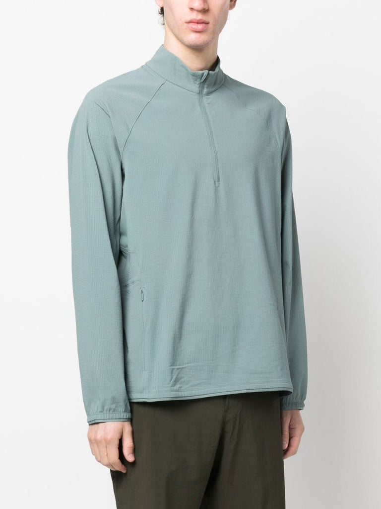 Green Half-zip Golf Jacket