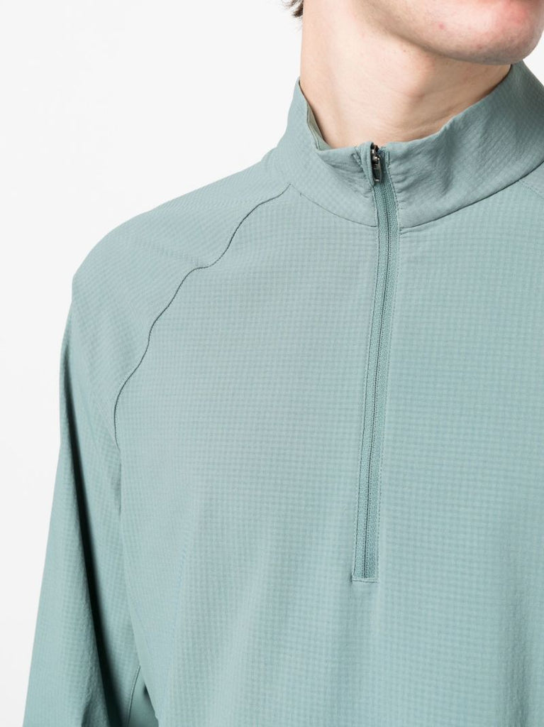 Green Half-zip Golf Jacket