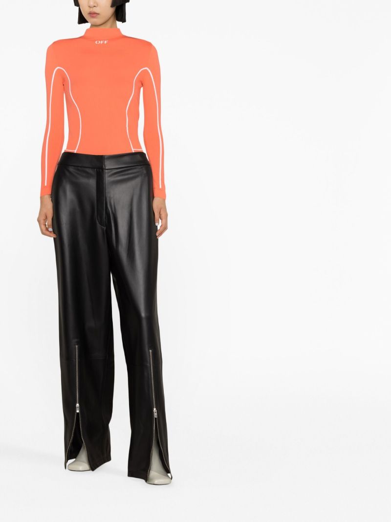 Orange Long-sleeve Performance T-shirt