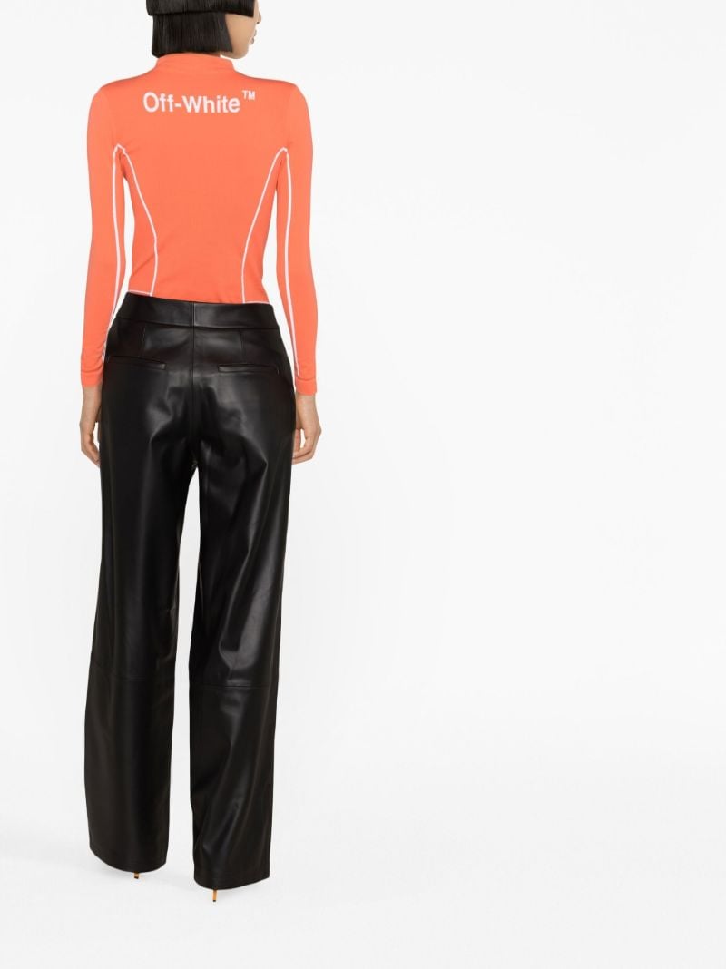 Orange Long-sleeve Performance T-shirt