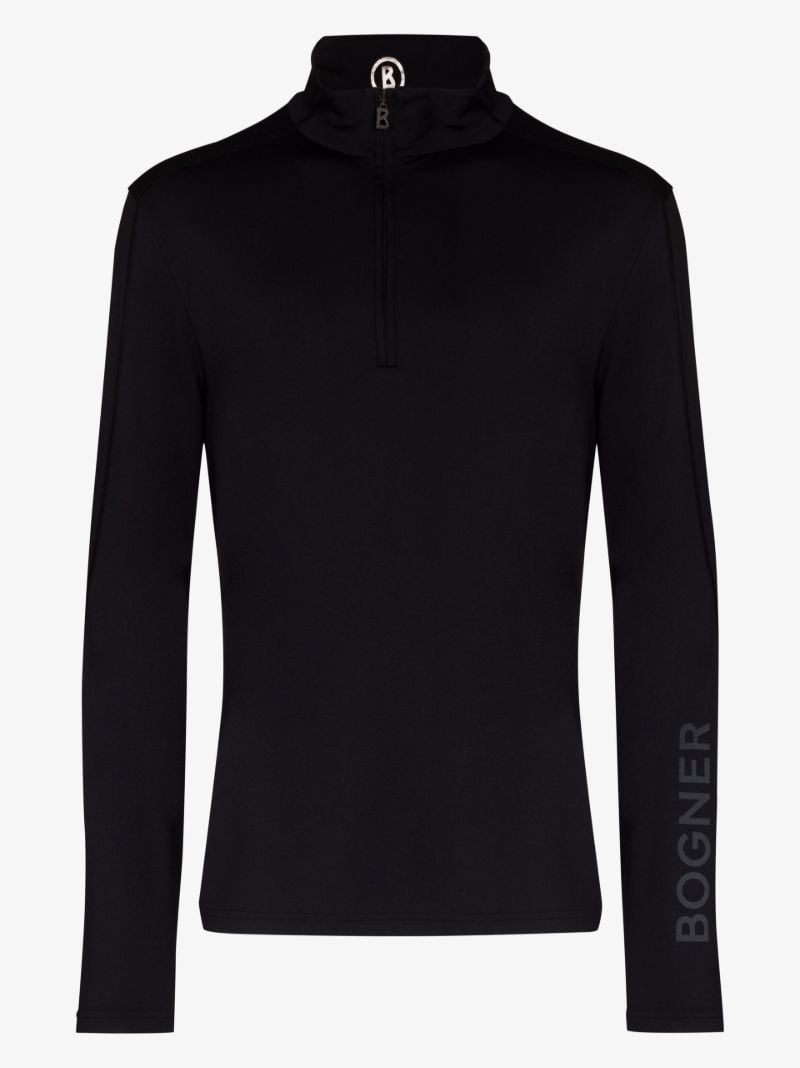 Black Harrison Ski Base Layer Top