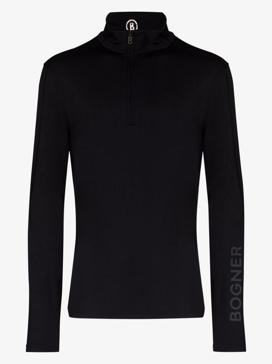 Black Harrison Ski Base Layer Top