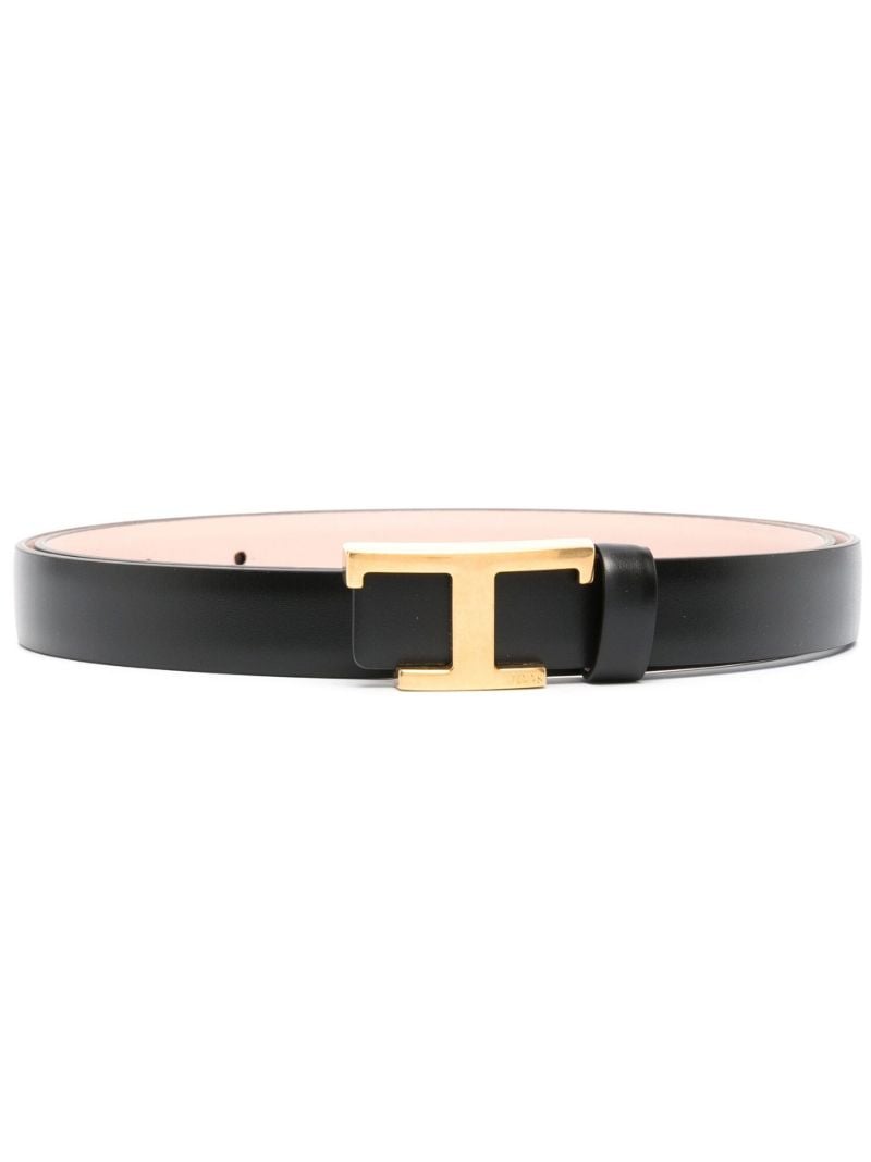 Black Reversible Leather Belt