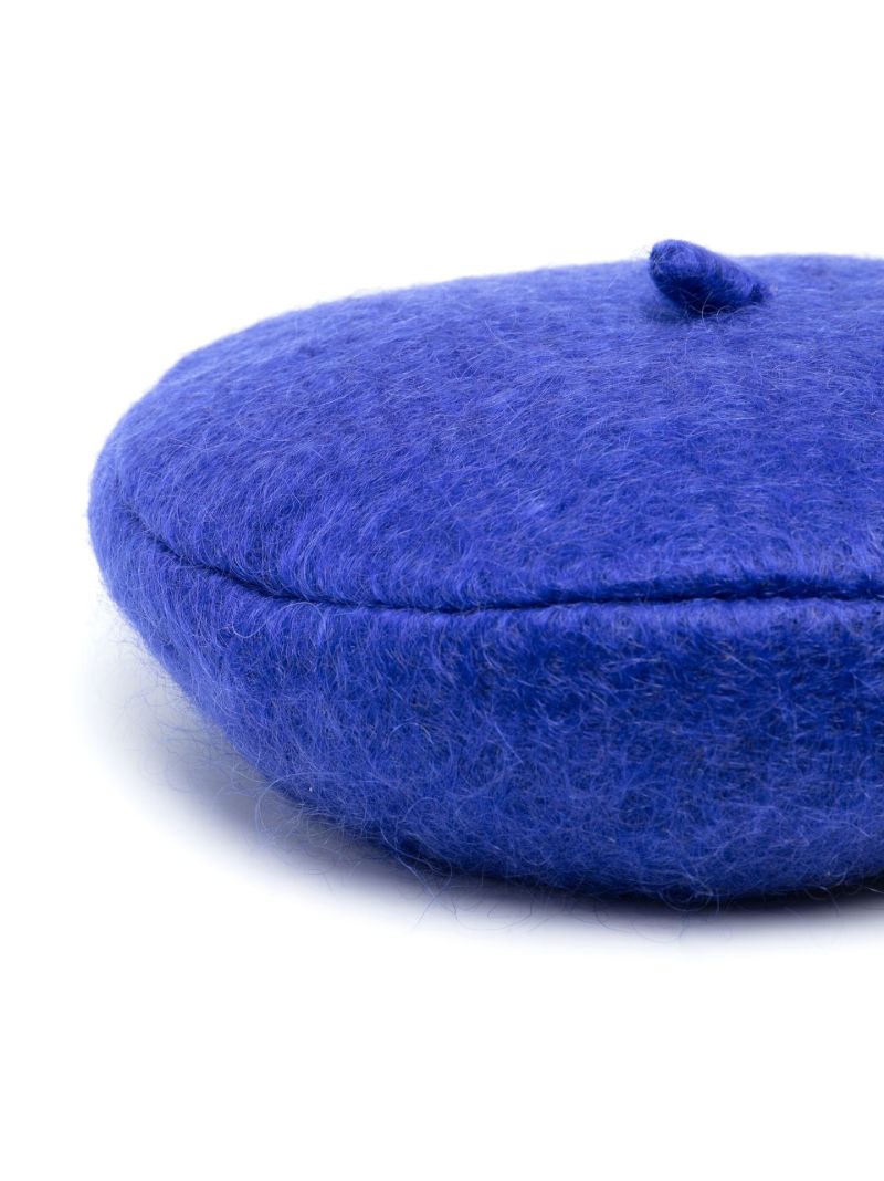 Blue Logo Plaque Beret