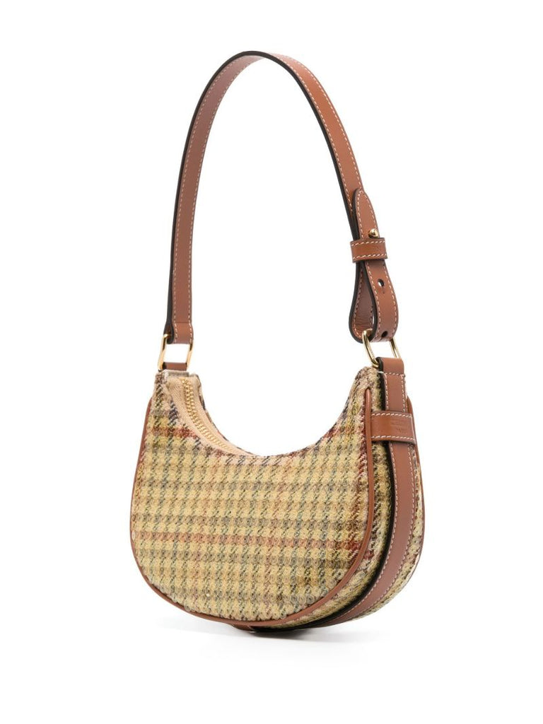 Brown Ava Sequin Shoulder Bag
