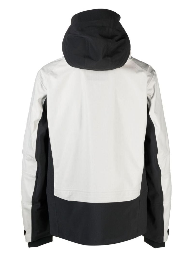 White Rima Two-tone Ski Jacket