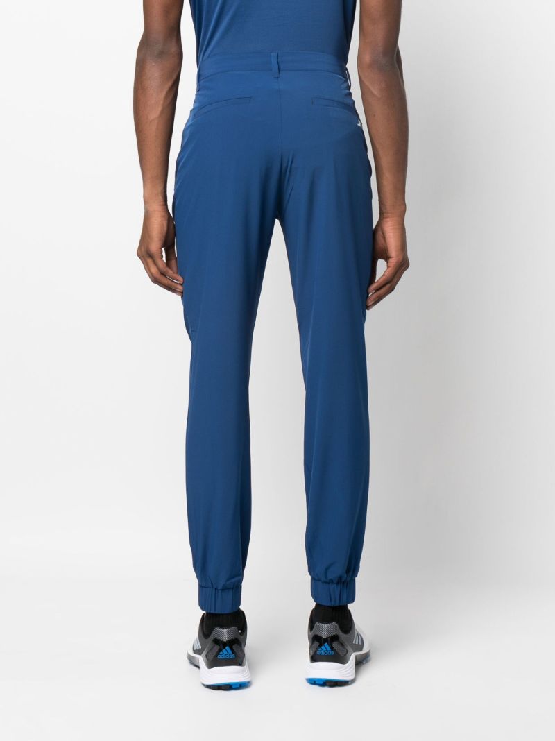 Navy Mid-rise Tapered Trousers