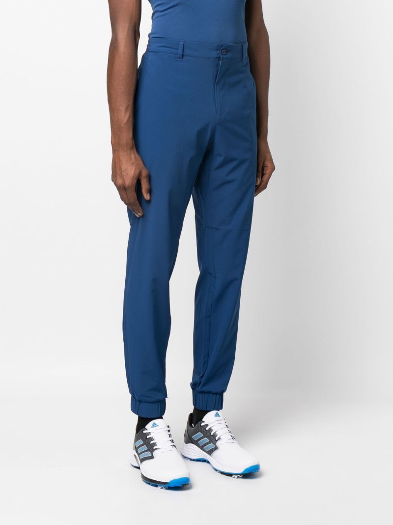 Navy Mid-rise Tapered Trousers