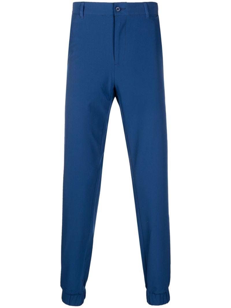 Navy Mid-rise Tapered Trousers