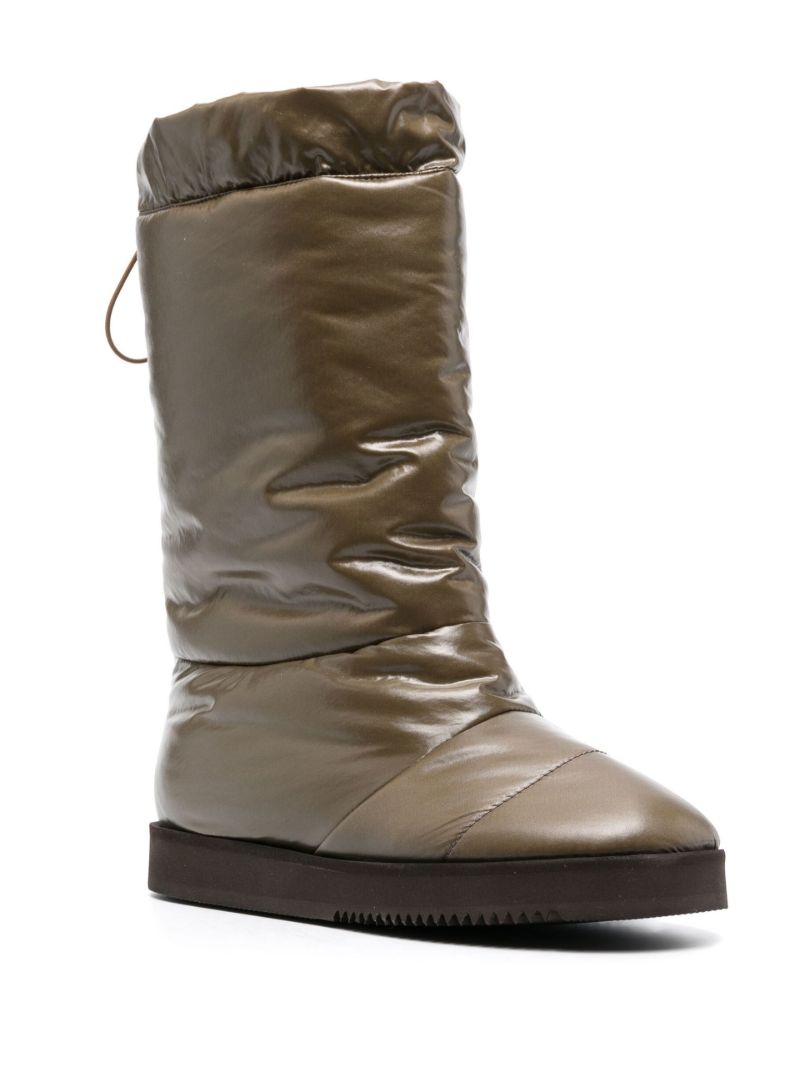 Brown Padded Ankle Boots