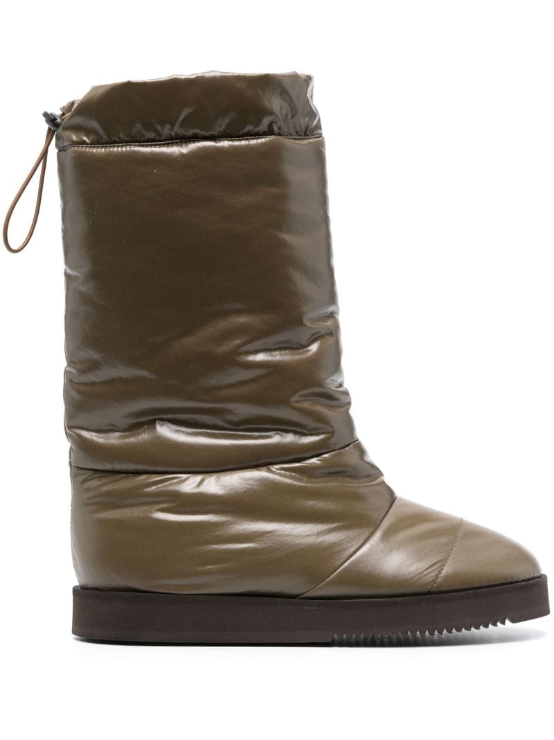 Brown Padded Ankle Boots