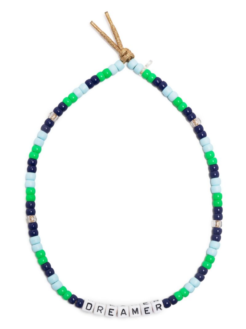 Green Dreamer Beaded Necklace