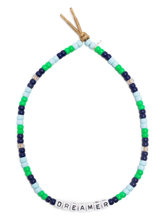 Green Dreamer Beaded Necklace