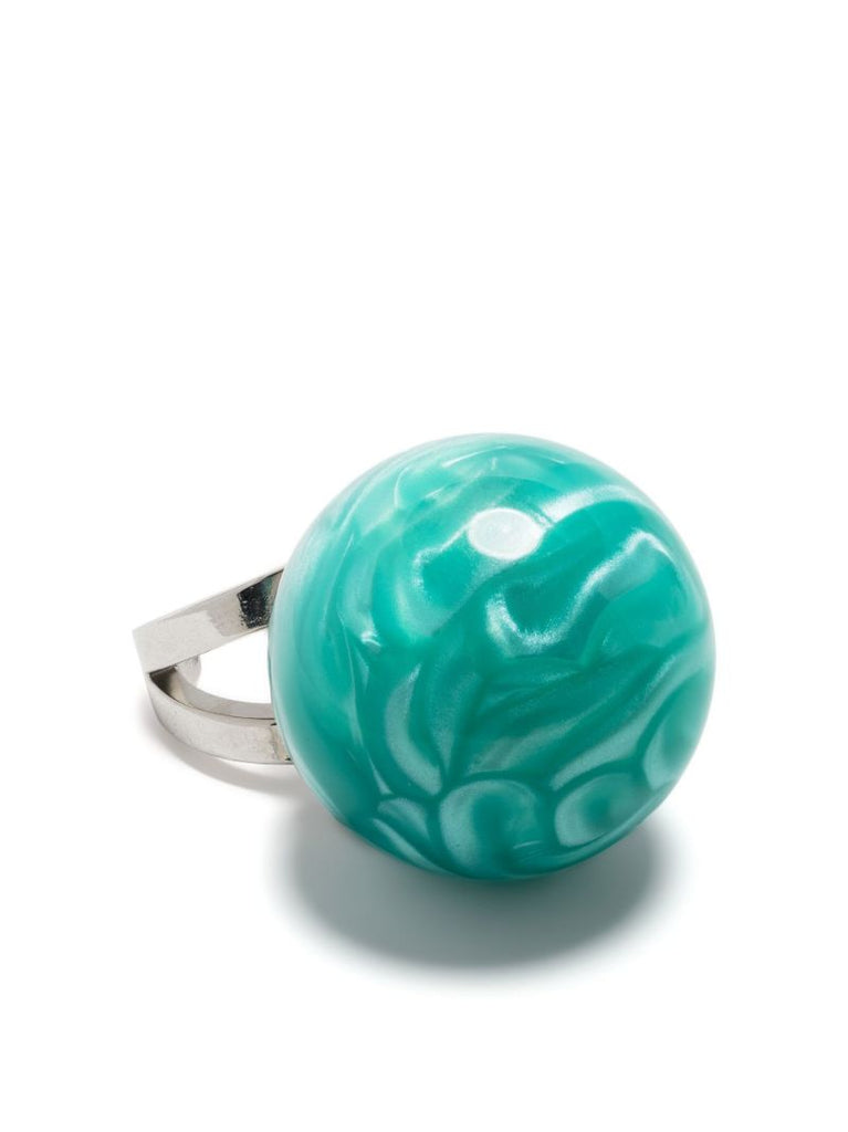 X Blue La Manso the Turquoise Cyber Ball Ring