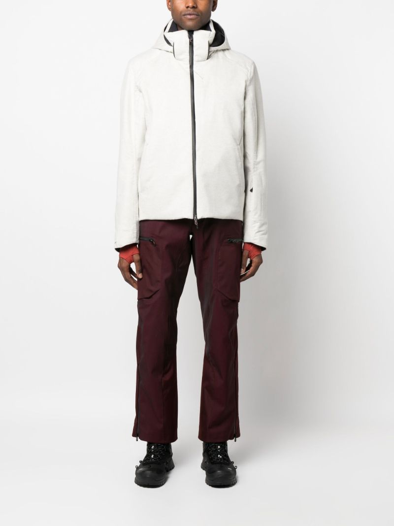 Grey Balma Cashmere Hooded Jacket