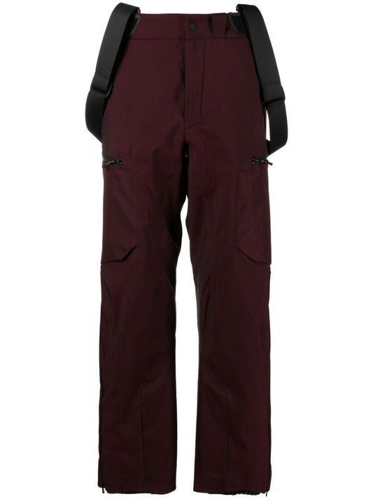 Red Trace Straight-leg Ski Trousers