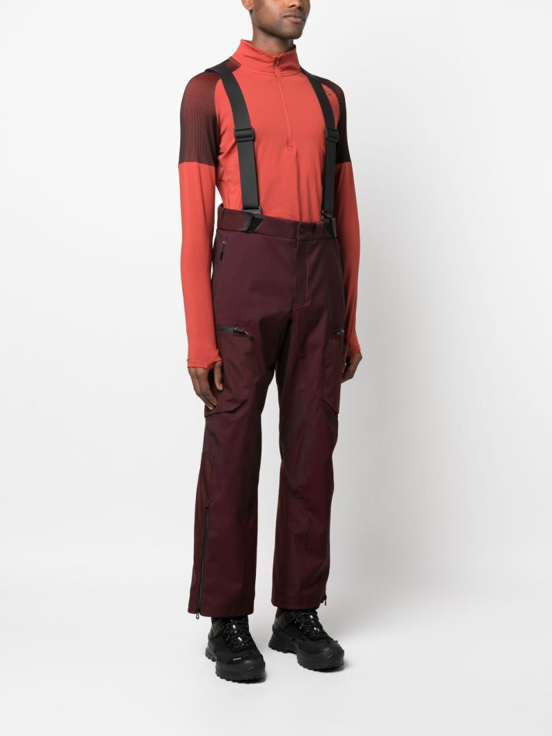 Red Trace Straight-leg Ski Trousers