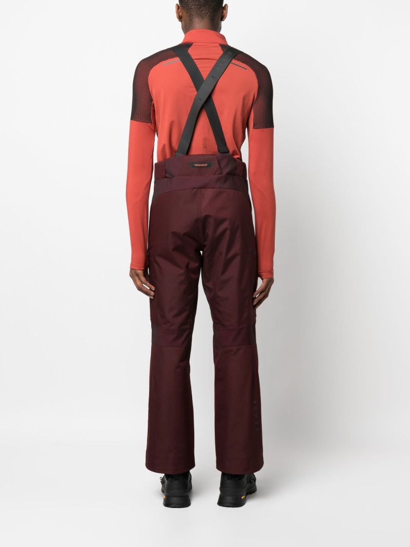 Red Trace Straight-leg Ski Trousers