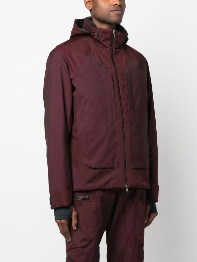 Red Trace Hooded Jacket