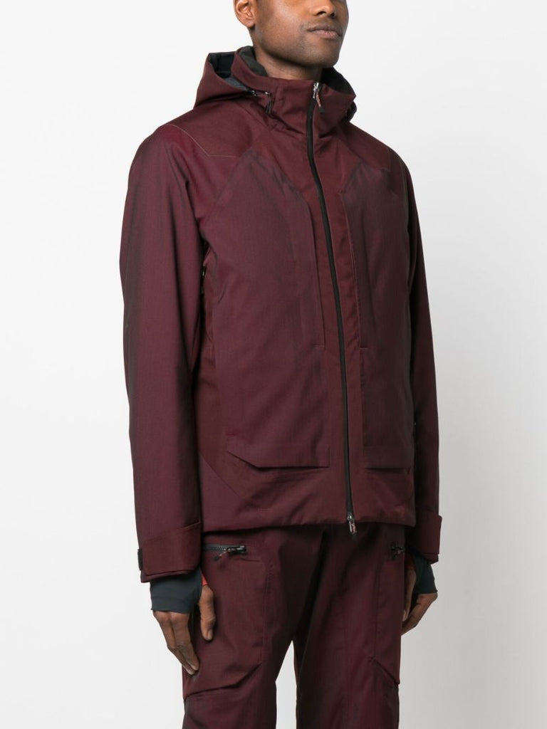 Red Trace Hooded Jacket