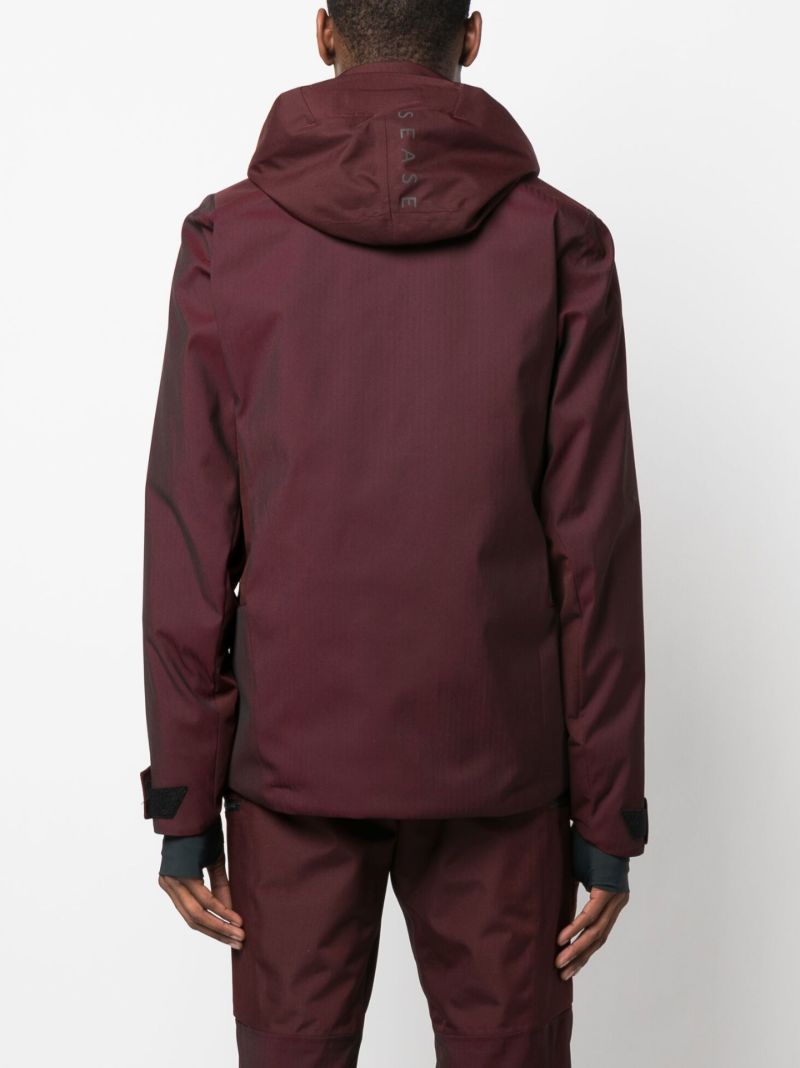 Red Trace Hooded Jacket