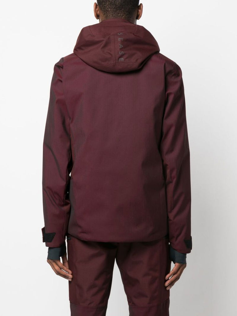Red Trace Hooded Jacket