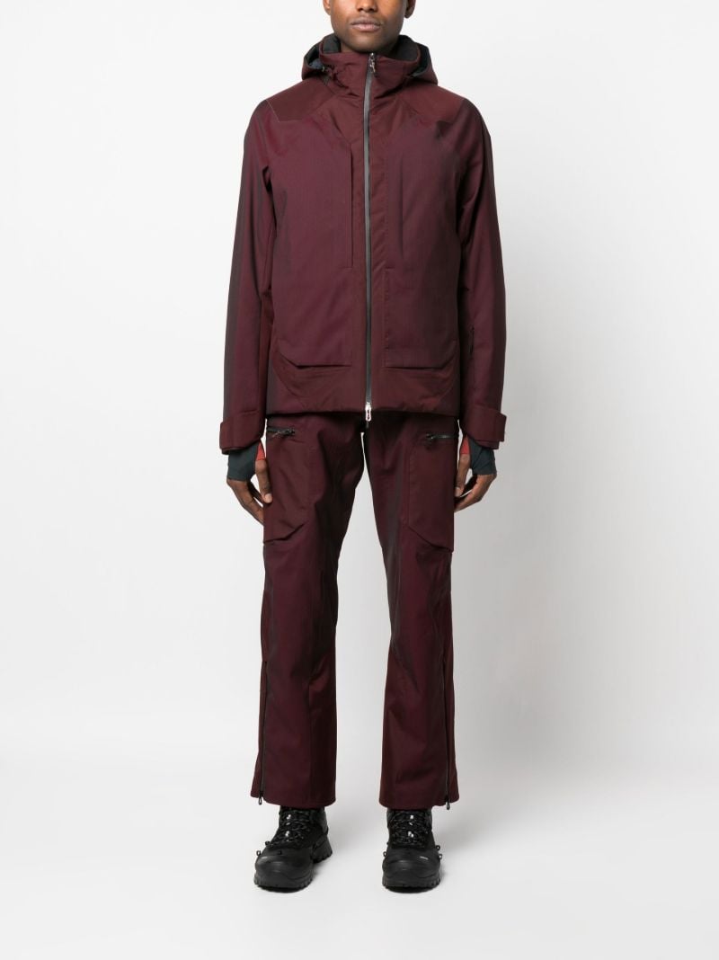 Red Trace Hooded Jacket