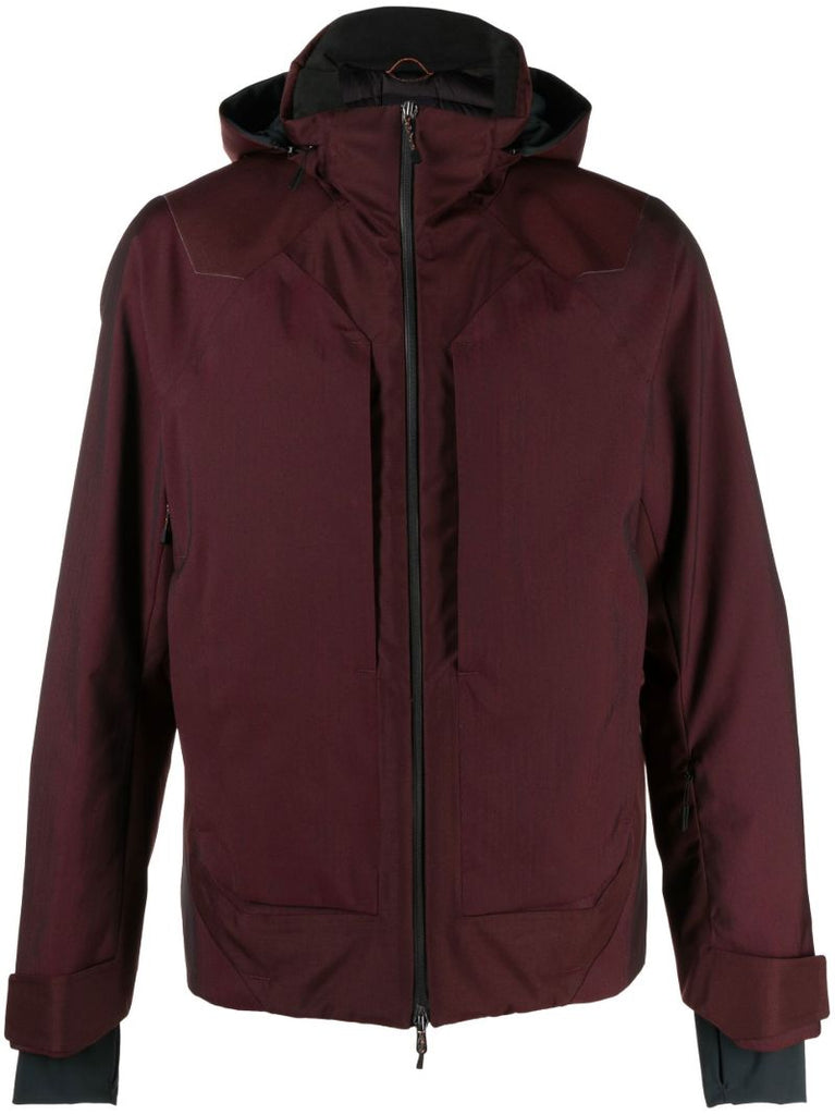 Red Trace Hooded Jacket