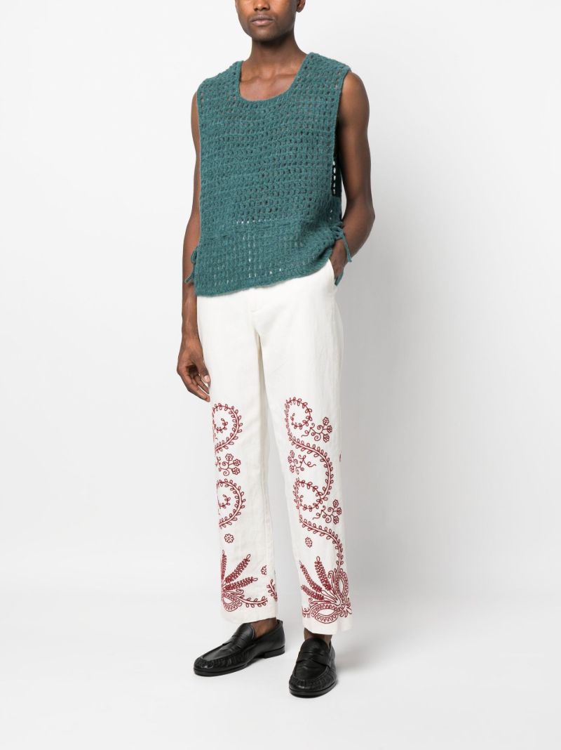 Green Crochet Vest