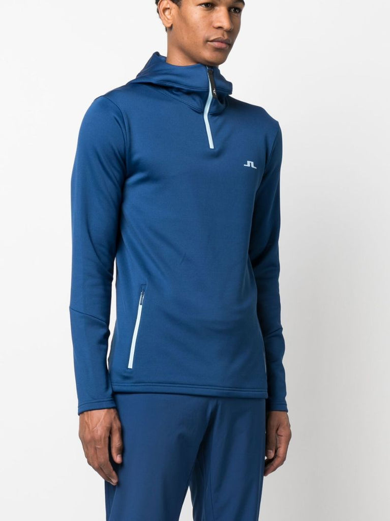 Blue Aerial Golf Hoodie