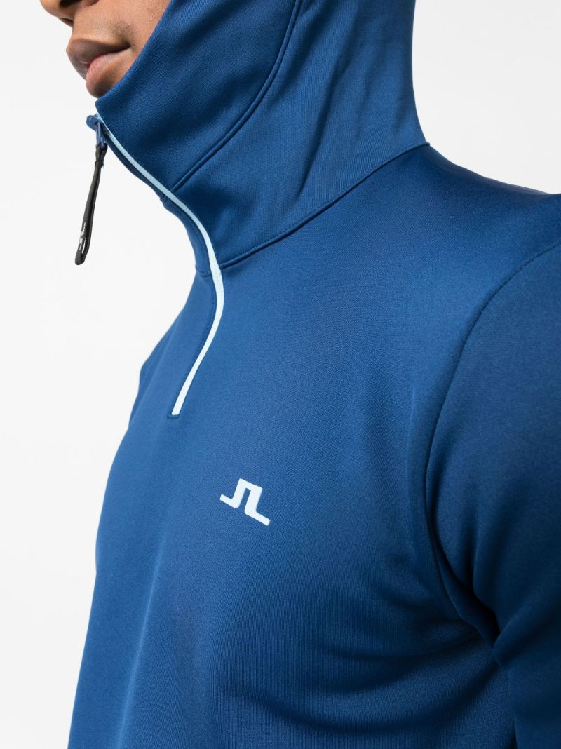 Blue Aerial Golf Hoodie