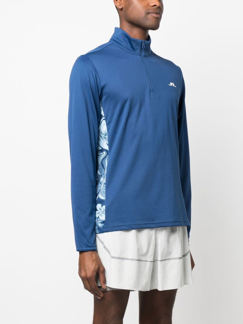 Navy Emanuel Long-sleeved T-shirt