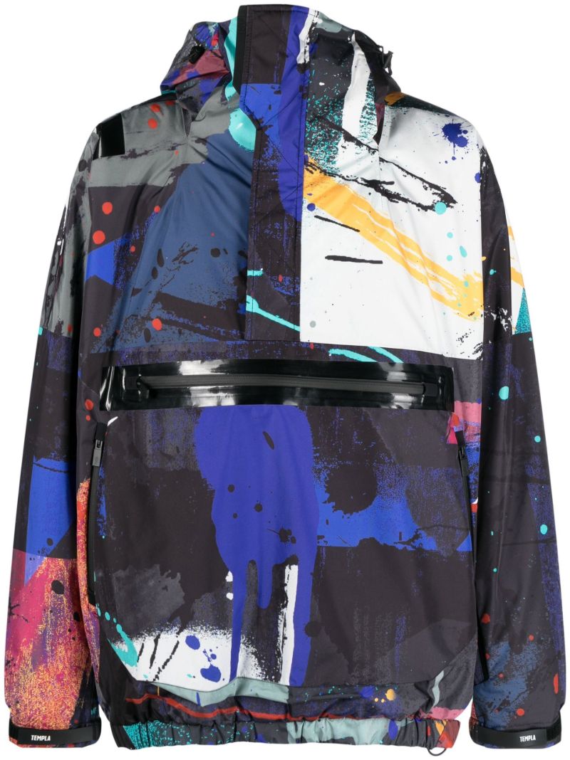 Black 3k Hooded Ski Jacket